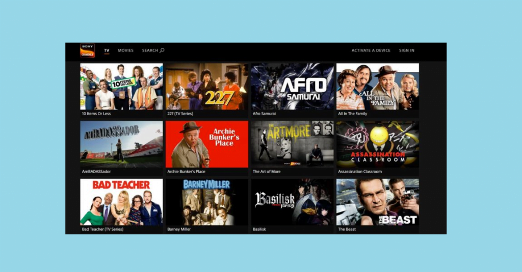 Sony Crackle Best Watch TV Shows Online Free Site