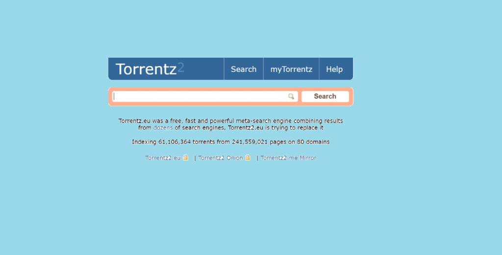torrentz2.eu search engine