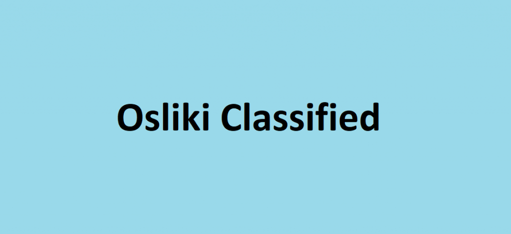 Osliki Classified