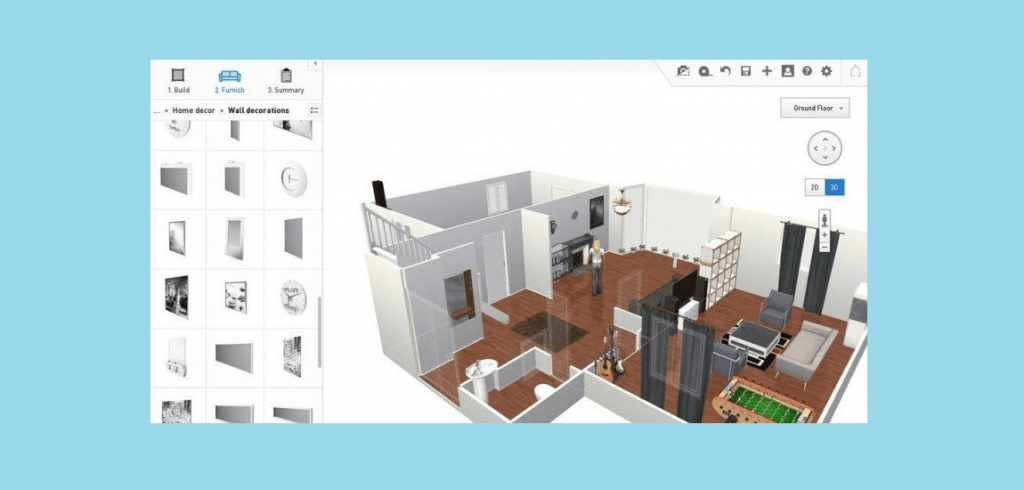  HomeByMe Free and online 3D home design planner
