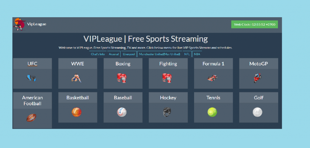 VIPLeague Free Sports Streaming