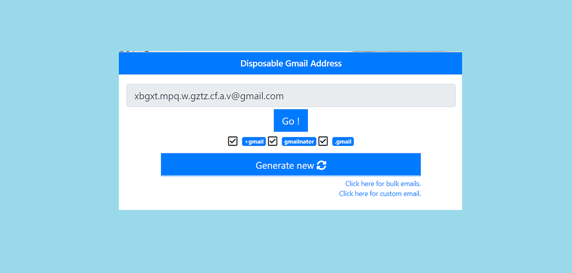 random gmail generator
