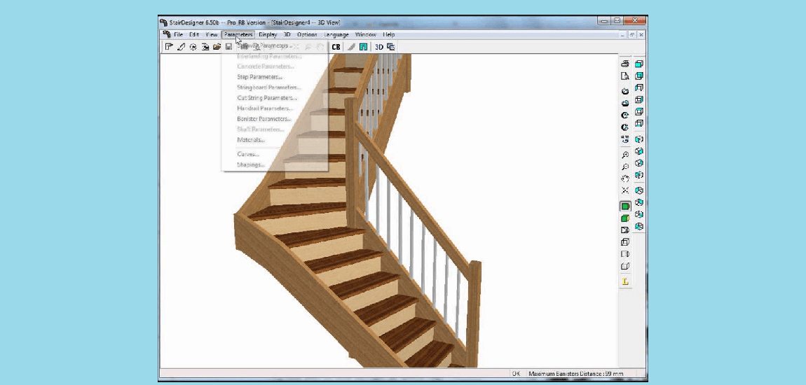Professional 3D Staircase Design Software