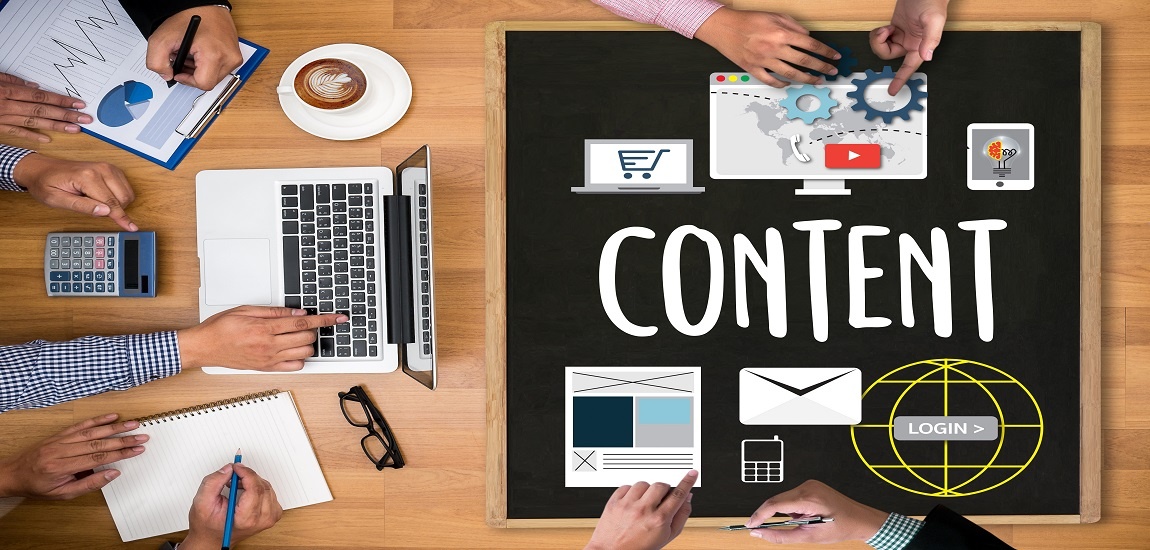Content marketing, online concept , Content Data Blogging Media Publication Content marketing , Content Strategy digital content and online webinar , Media Global Daily News Content Content marketing