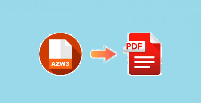 5 Best Free AZW3 to PDF Converter Tools 6